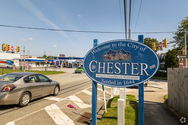 Chester is a historic neighborhood bordering on the Delaware River.
