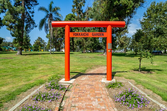 Yokkaichi Garden is a short walk from the Bryant neighborhood.