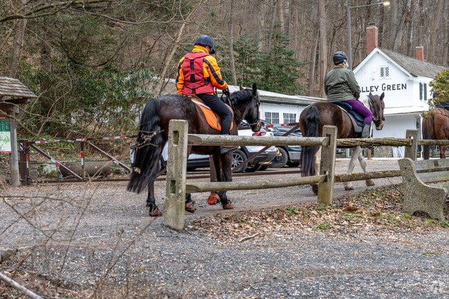 Vally Green trails in Wissahickon is perfect for a long horse ride.