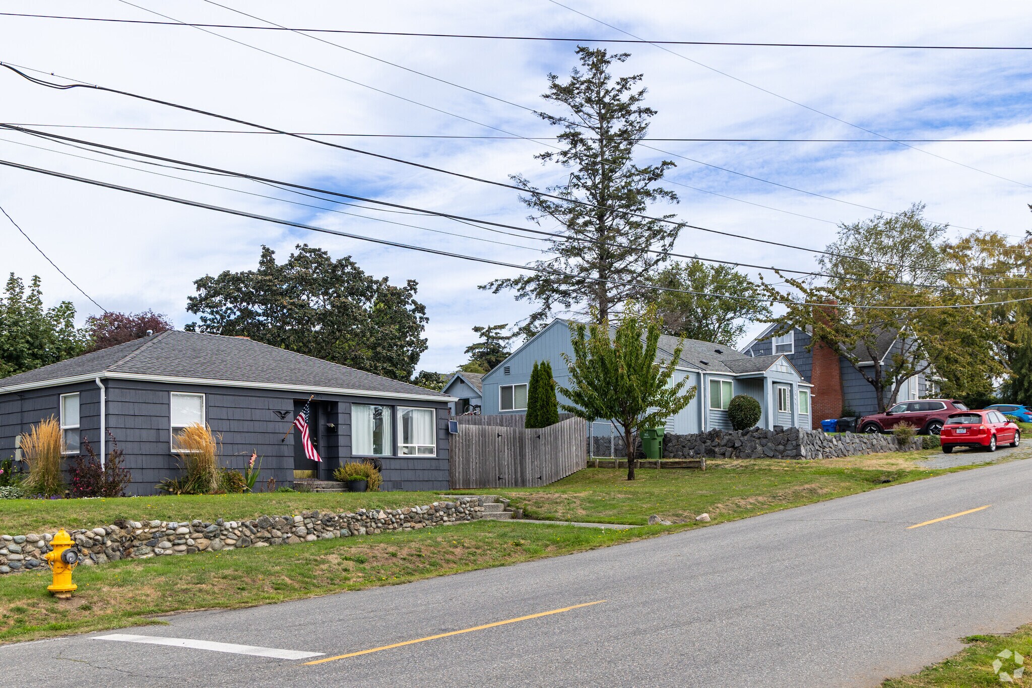 Harbor View neighborhood streets are calm and quiet.