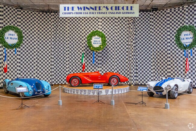 Classic car enthusiasts visit Simeone Foundation Automotive Museum near Penrose.