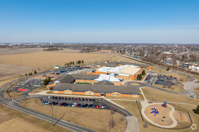 Blue Ridge Primary Elementary School has multiple playground areas.