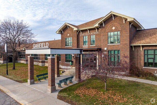 Garfield Elementary School is well rated and offers a small 12:1 student to teacher ratio.