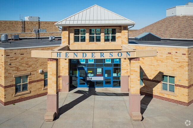 Henderson School serves students in the Hazeltine area.