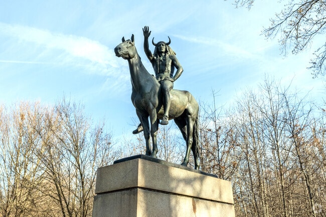 One of Many Statues in Fairmount Park