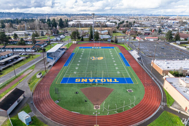 Fife Open Doors football field.