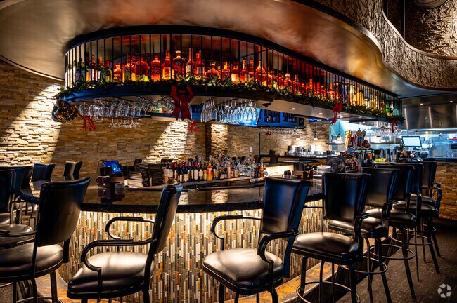 The bar at Fort Wayne's Black Canyon has a wonderful bourbon menu.