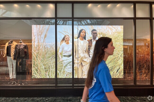 Many high-end brands are represented in The Garden Mall in Downtown Palm Beach Gardens.