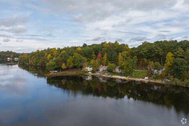 Big Pine Island Lake is the largest of many small lakes in Grattan Township.