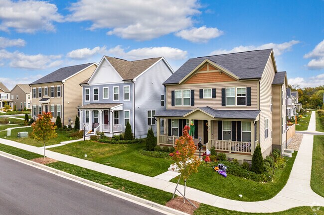 Colonial, craftsman, and ranch style homes are some of the most common found in Bartonsville.