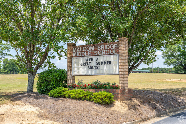 Malcom Bridge Middle is home to over 600 students from the surrounding community.