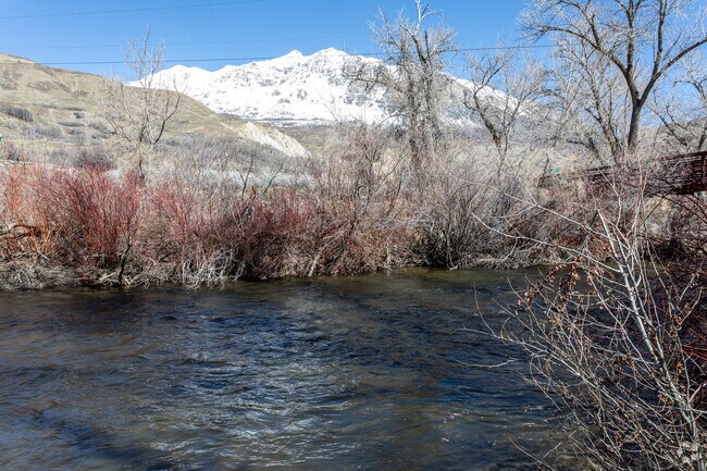 The Provo River is located near the Cherry Hill neighborhood.