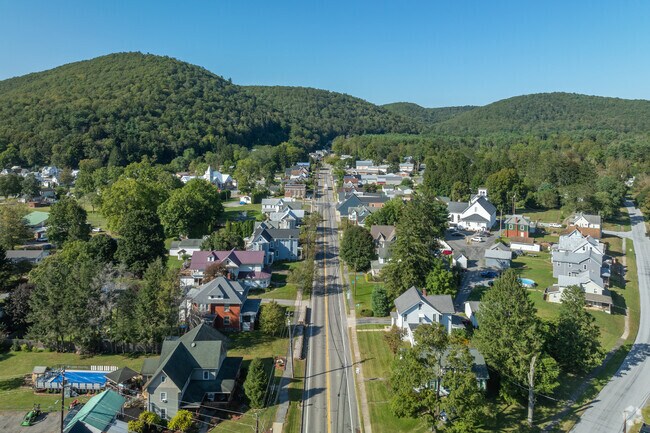 Picture Rocks is located 19 miles east of Williamsport in Central Pennsylvania.