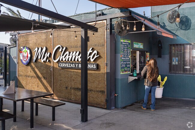 Two Southgate friends decide what to eat for lunch at Mr. Clamato.