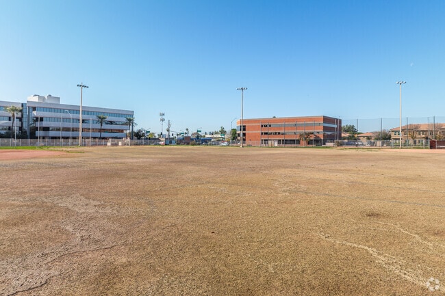 Run around the open field at Madison No. 1 Middle School in Phoenix.