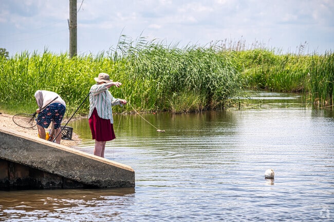 Crabbing is a popular activity at the Big Branch Marsh National Wildlife Refuge.