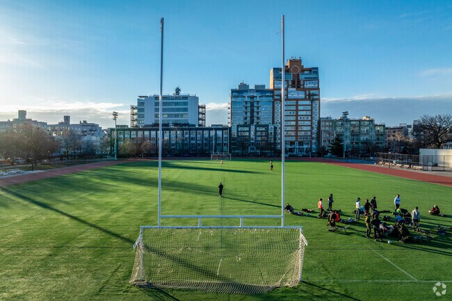 McCarren Park is a neighborhood gathering space
