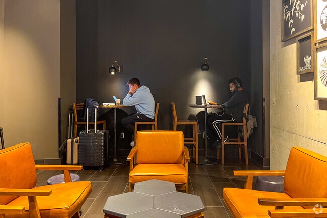 Grab a coffee and work on your project at the nearby Starbucks location in Sawmill Woods.