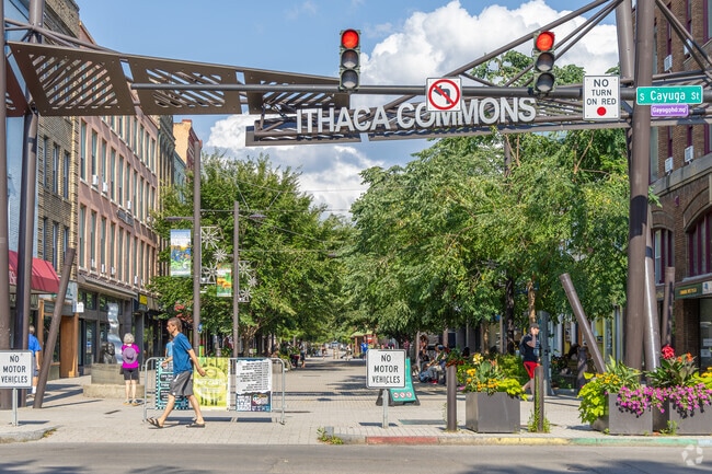 Varna is about a ten-minute ride from downtown Ithaca.