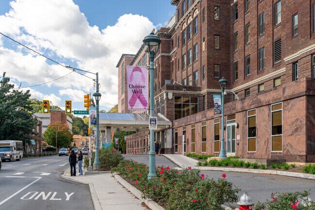 The Conemaugh Memorial Medical Center is a abuzz along the Osborne main street.