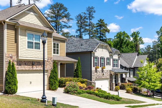 East Point has craftsman style homes sitting on small plots of land.