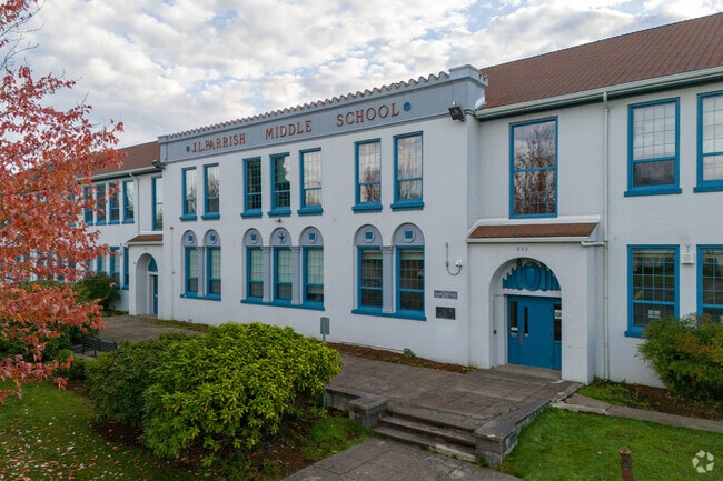 A look at J.L. Parrish Middle School serving Downtown Salem.