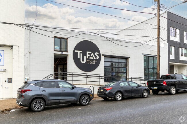 Enjoy rock climbing at Tufus Boulder Lounge in Lodlow.