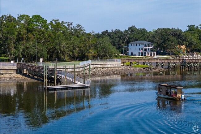 A fisherman coming back to the boat ramp in Yulee after being out fishing in the morning.