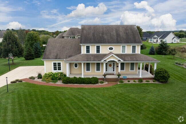 Large single-family homes sit on spacious lots in Lisbon.
