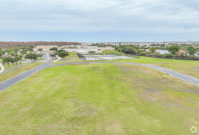 Freedom Middle School has a large athletics field.