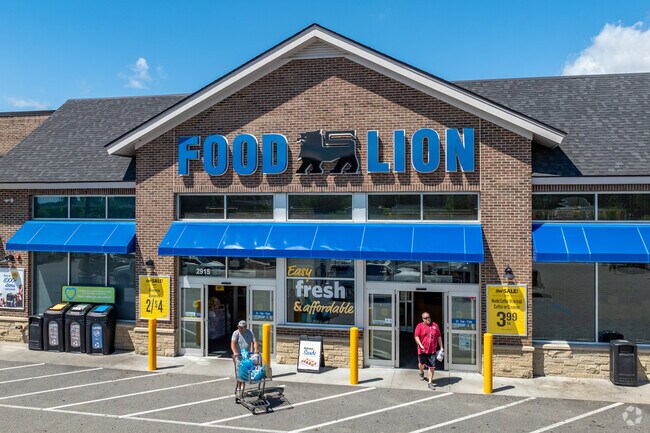 The nearest grocery store in Ridgeville is Food Lion, located 6 miles away.