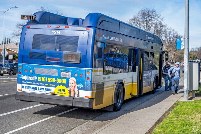 The busing system operates through Foothill Farms every day of the week.