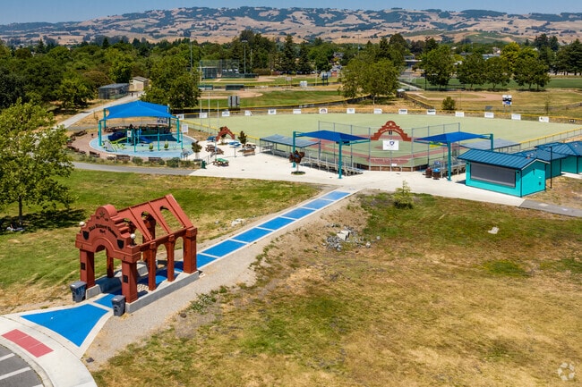 Located on the east-side of town, Lucchesi Park is one of the busiest and most popular parks.