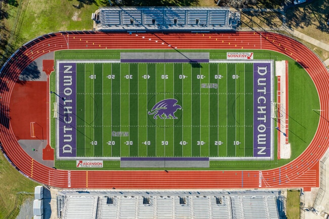 The Dutchtown High School mascot is the Griffins.
