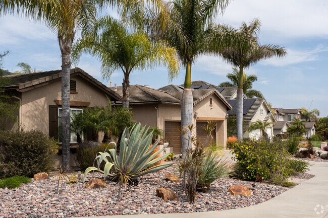 There are a variety of Spanish-style homes in San Marcos.