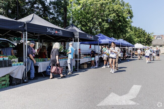 The Kingston farmers market is open weekly and a short drive from Ruby.