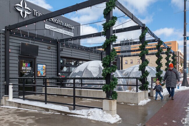 Rad Dad's is a 90's-themed taco restaurant that's part of the LC Walker Arena in downtown.