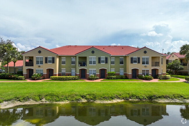 Lake side living is also possible in 2-3 story condominium complexes in Royal Palm Beach.