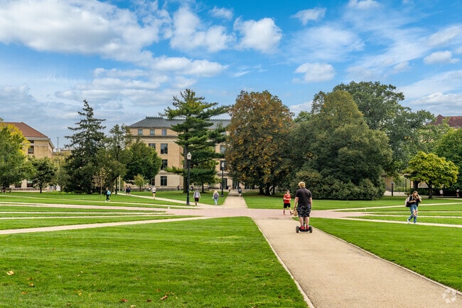 Ohio State University campus is within walking distance of Dennison Place.