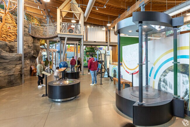 The Little Flock neighborhood is only a 5 minute drive from the Scott Family Amazeum.