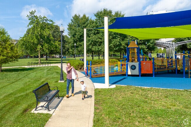 The residents of Milbrook enjoy having beautiful parks near their neighborhood.