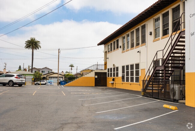 St. Joseph Elementary School in Hawthorne, CA has a parking lot for teachers and guests alike.