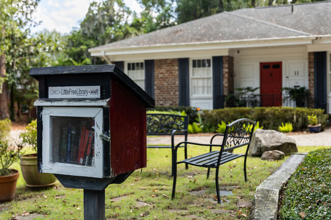 Take a book, leave a book at Abercorn Heights-Lamara Heights's Little Library.