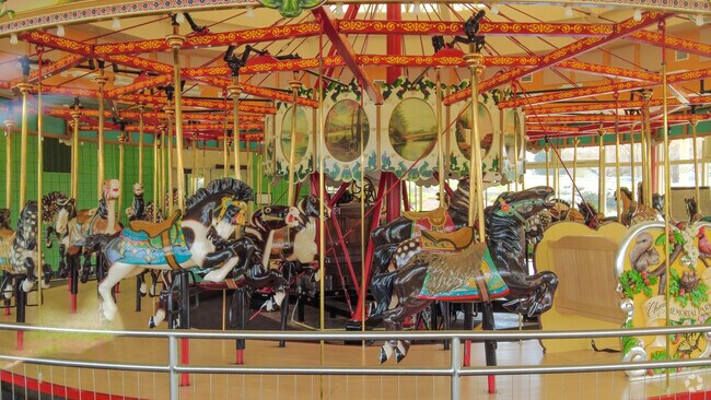 Come take a ride on the historic Carousel in Olde East.