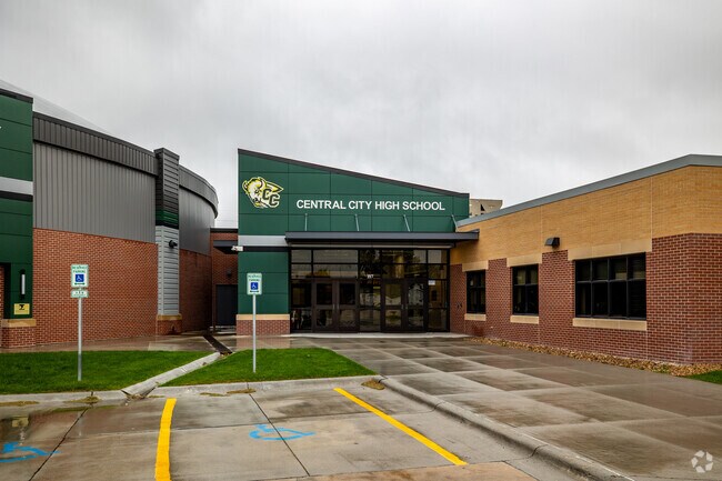 Central City High School is located on the south side of town.