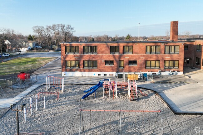 Holland Elementary Playground Aerial