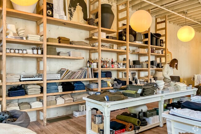 High-end shops line Sewickley Village in Leetsdale.