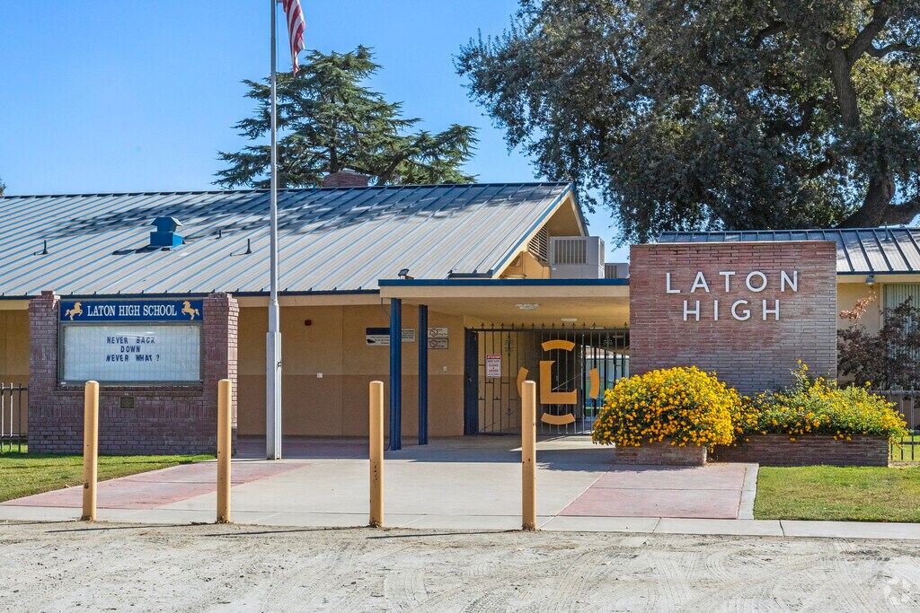 Laton High School serves grades 9-12 in Laton.