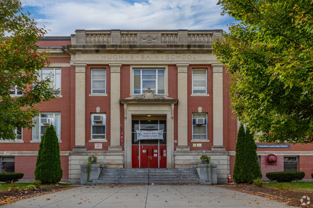 Hugh B. Bain Middle School enrolls over 600 students in Cranston, RI.
