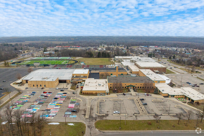 New Castle High School teaches grades 9-12.